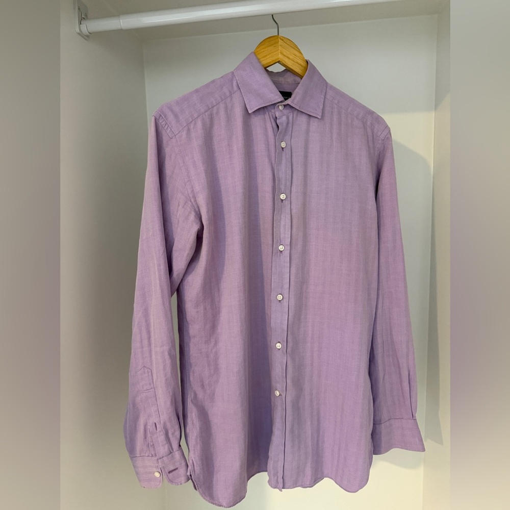 Ralph Lauren Purple label Lavender Dress Shirt